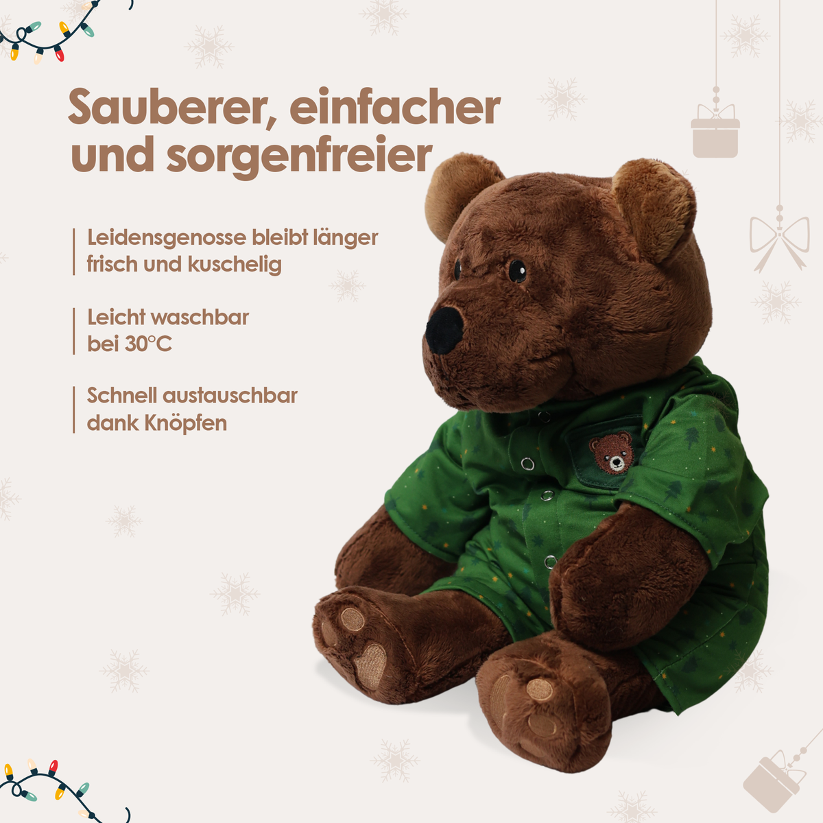 Beer Kleding Winter Lotgenootje