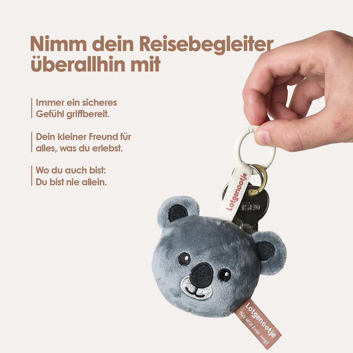 Reisgenootje Sleutelhanger Koala