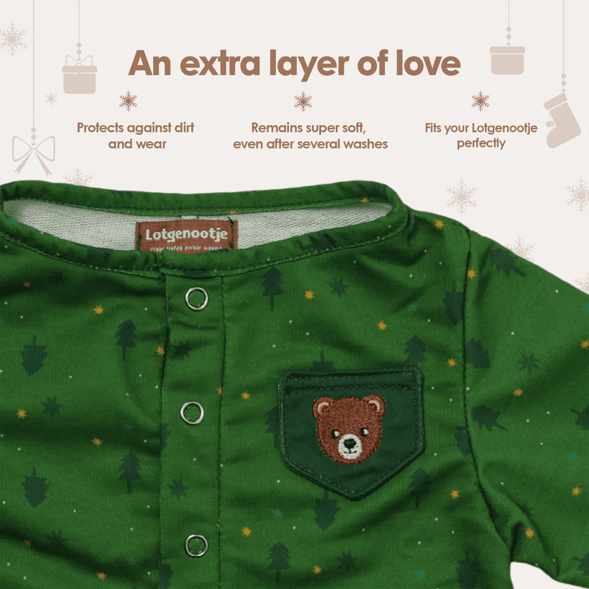Beer Kleding Winter Lotgenootje