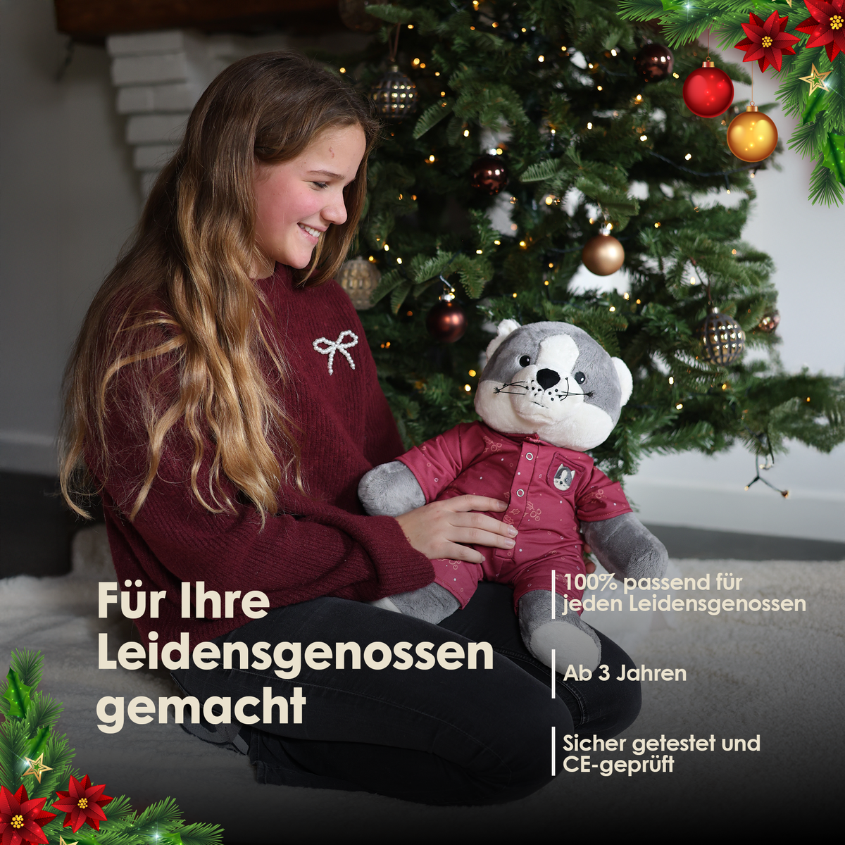Kat Kleding Winter Lotgenootje