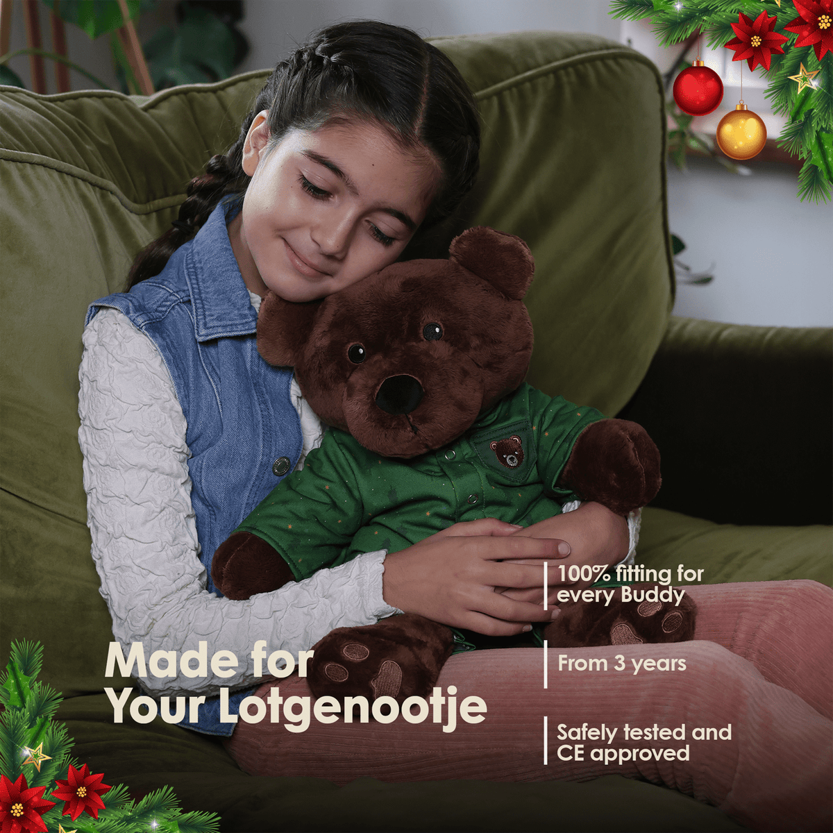 Beer Kleding Winter Lotgenootje