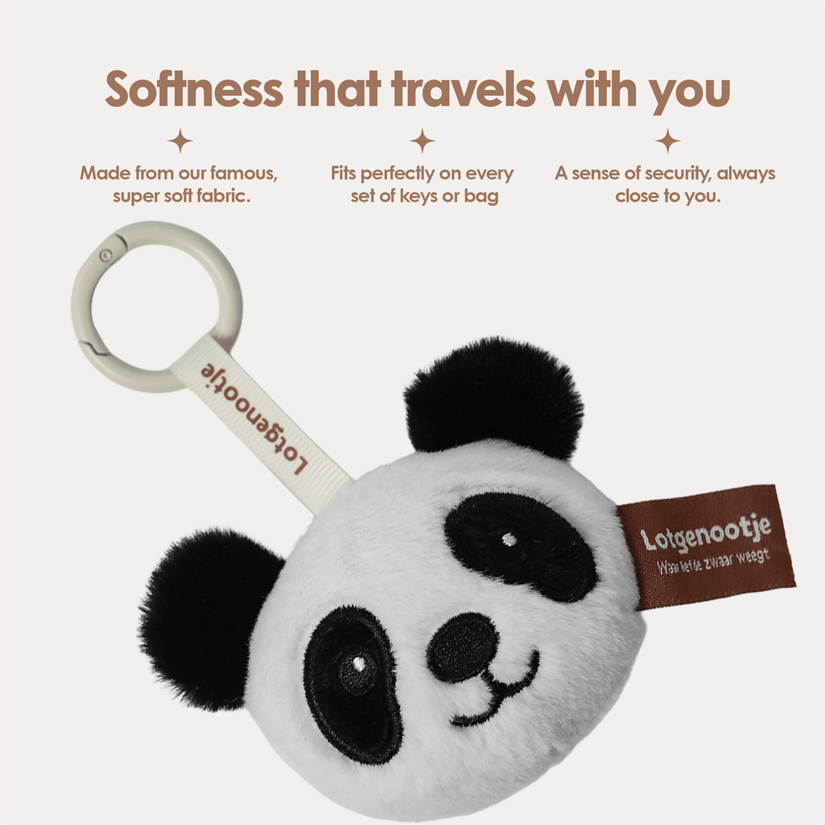 Reisgenootje Sleutelhanger Panda
