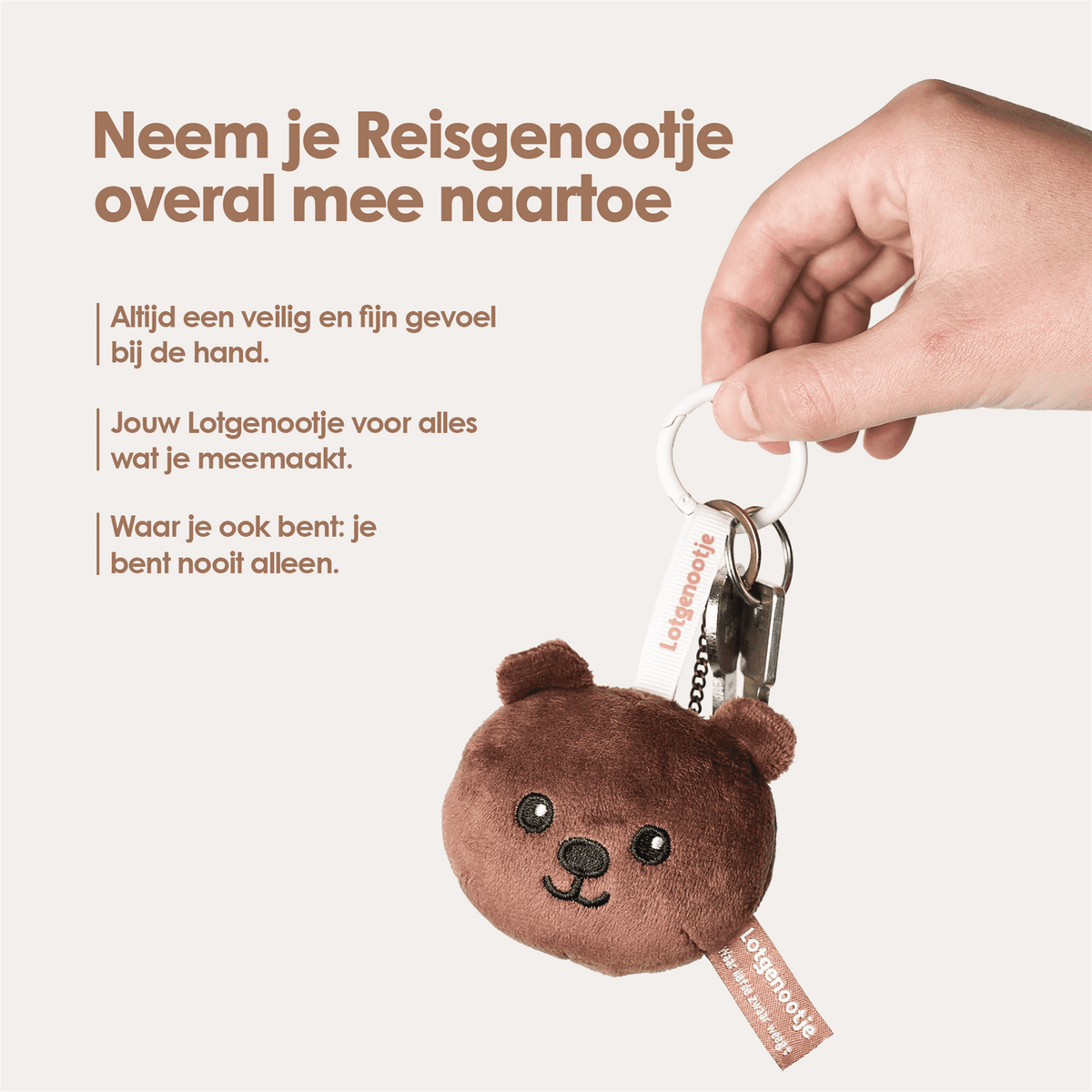 Reisgenootje Sleutelhanger Beer