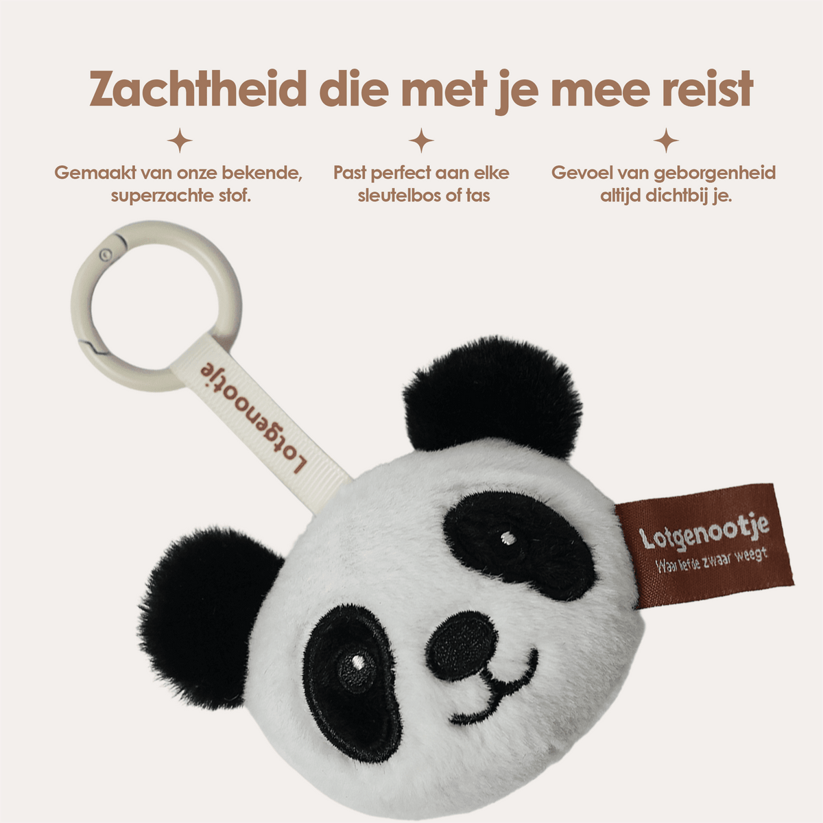 Reisgenootje Sleutelhanger Panda