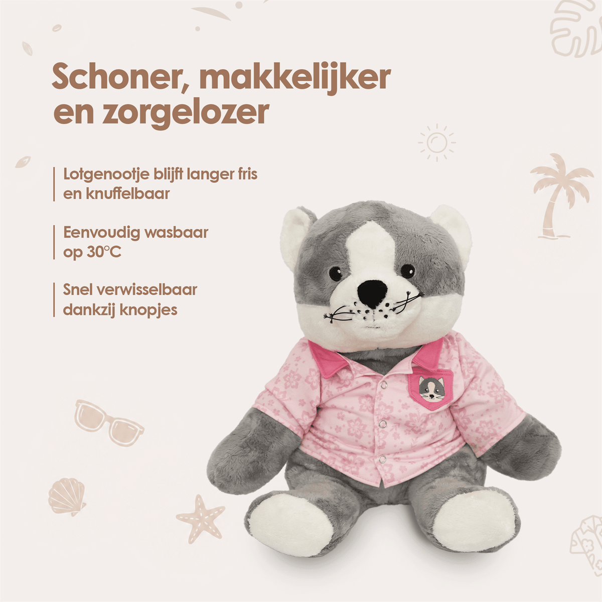 Kat Kleding Zomer Lotgenootje